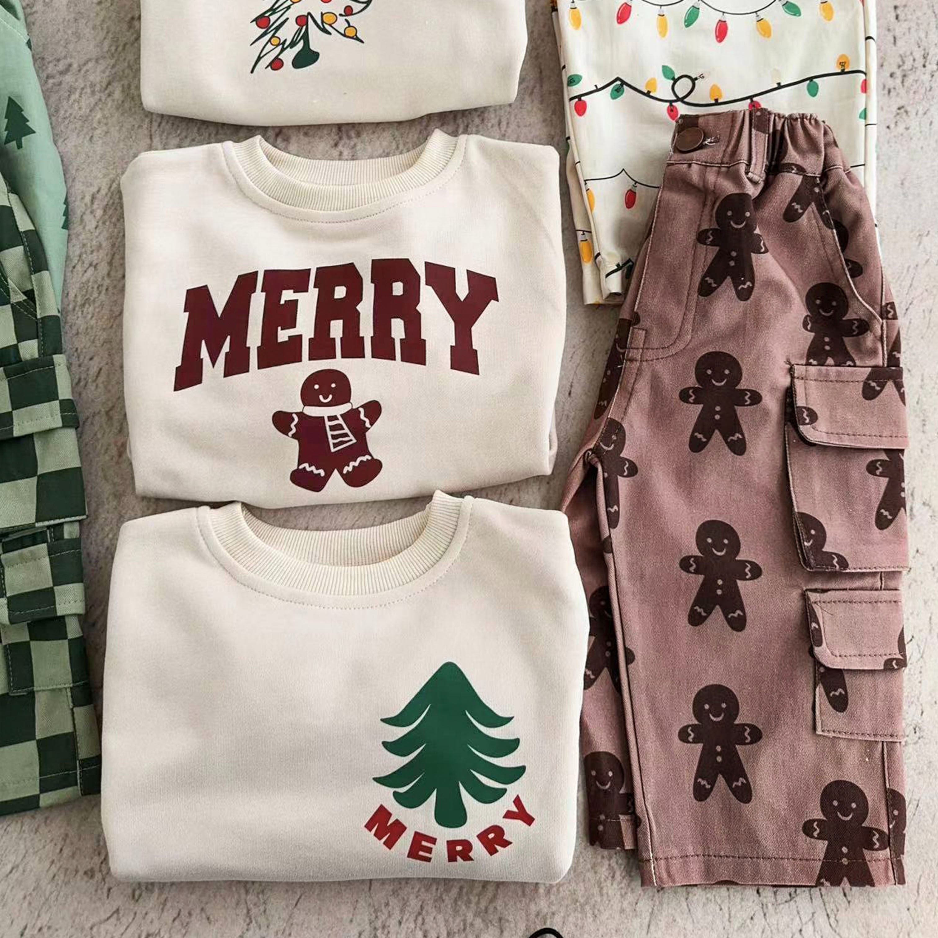 Baby & Kids Gingerbread Multiple Pockets Pants