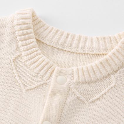 Baby Heart-shaped Solid Color Romper