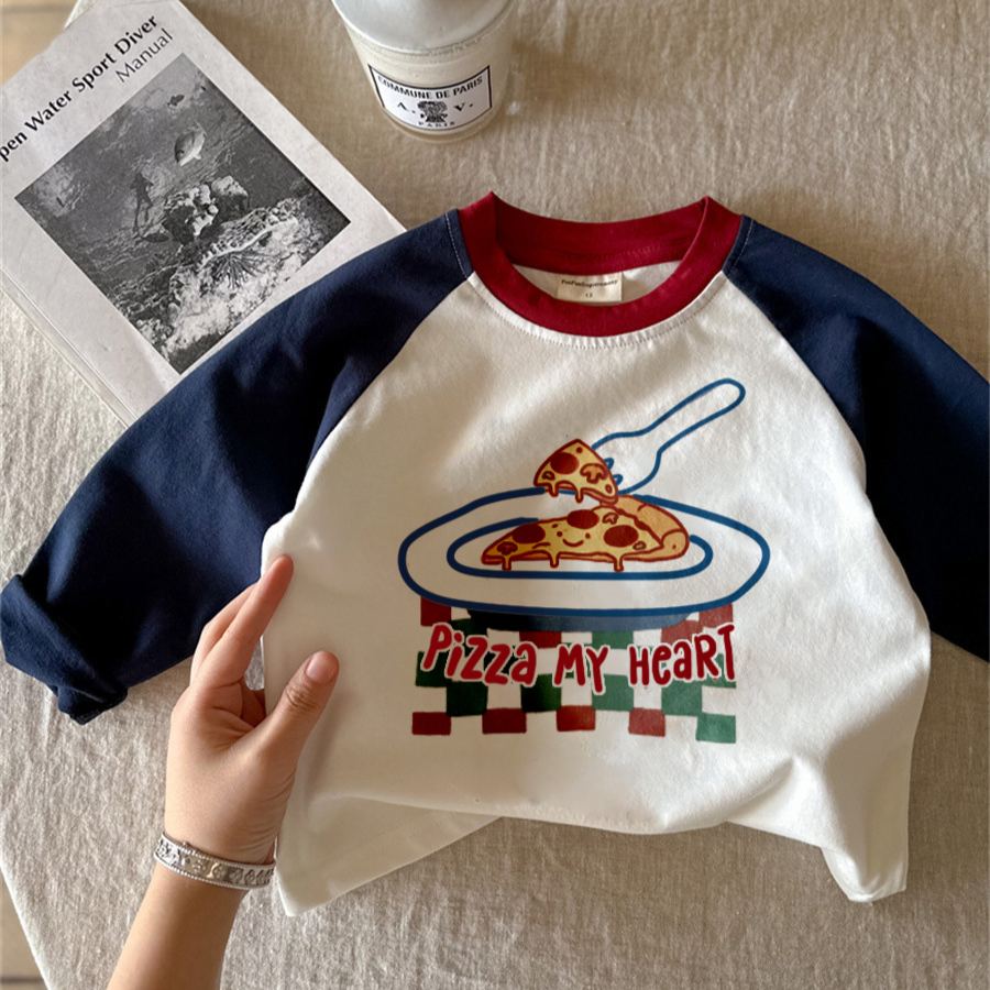 PIZZA MY HEART Baby & Kids Pattern T-Shirt