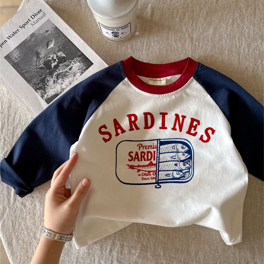 Baby & Kids Sardine Pattern T-Shirt