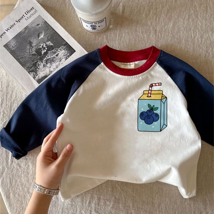 Baby & Kids Blueberry Milk Pattern Pants