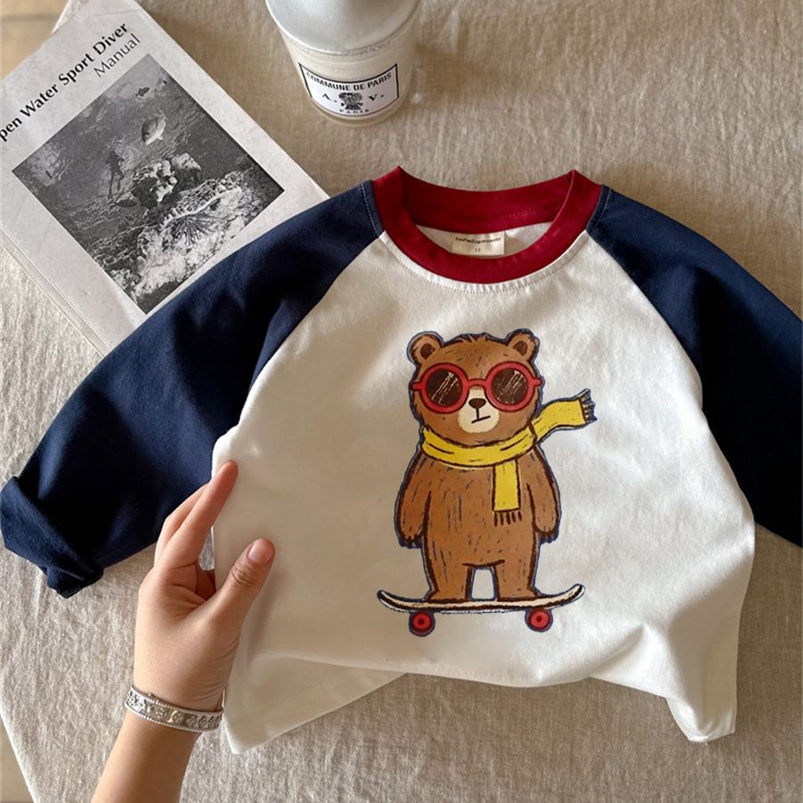 Baby & Kids Bear Skate Pattern Pants