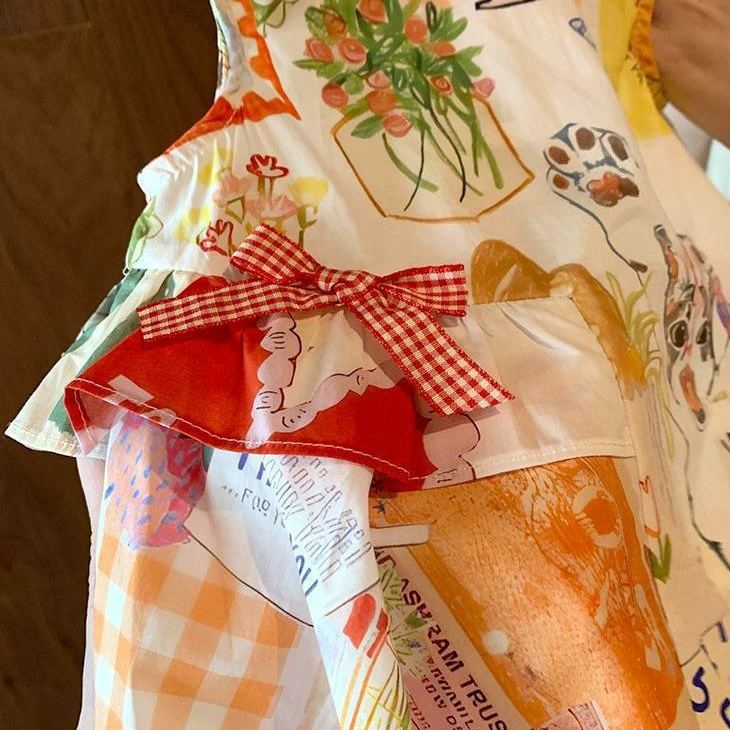 Toddler Girl Bows Sleeveless Dress