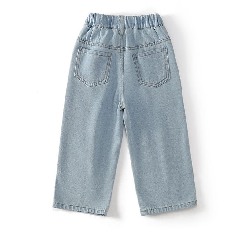 Toddler Kid Girl Denim Loose Pants