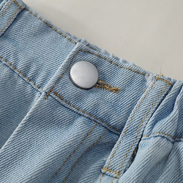 Toddler Kid Girl Denim Loose Pants