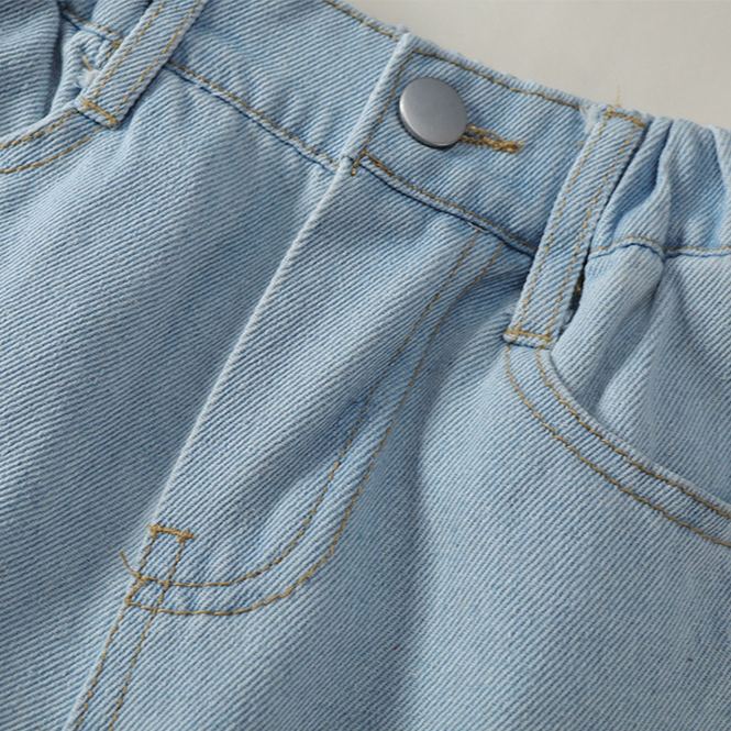 Toddler Kid Girl Denim Loose Pants