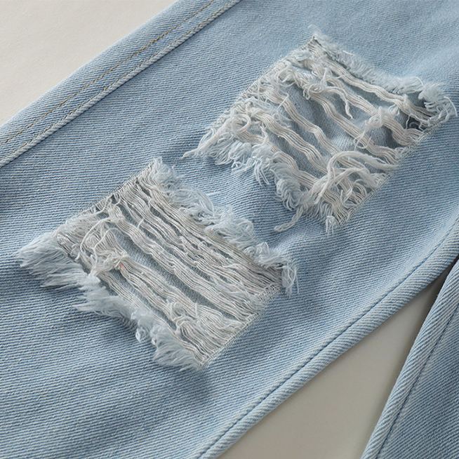 Toddler Kid Girl Denim Loose Pants