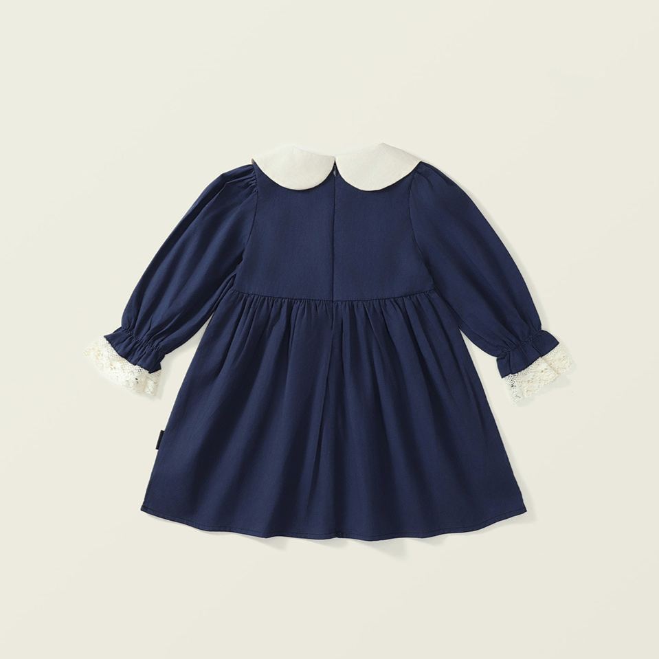 Baby Toddler Girl Rabbit Lapel Dress