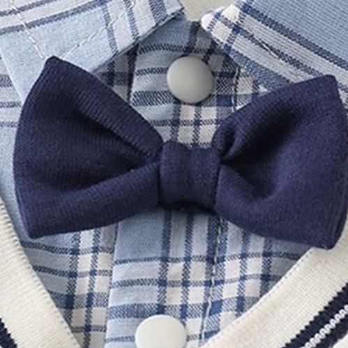 Baby Embroidered Dog Romper