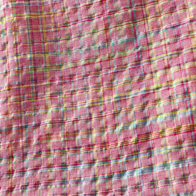 Toddler 2-Piece Pink Plaid Sleeveless Casual Set