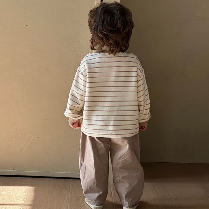 Baby Solid Color Straight-Leg Pants