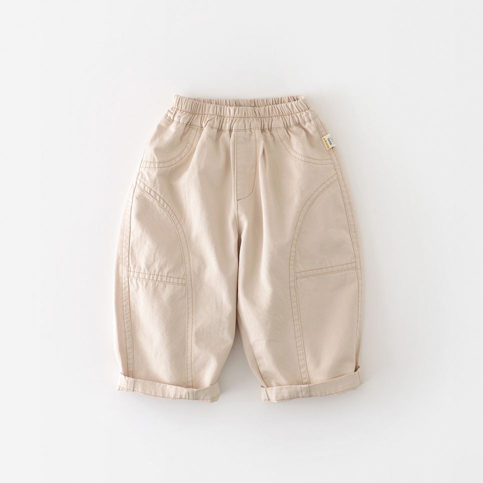 Baby Solid Color Straight-Leg Pants