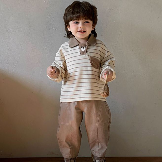 Baby Solid Color Straight-Leg Pants