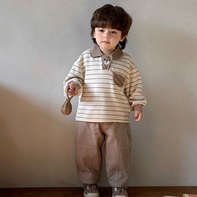 Baby Solid Color Straight-Leg Pants