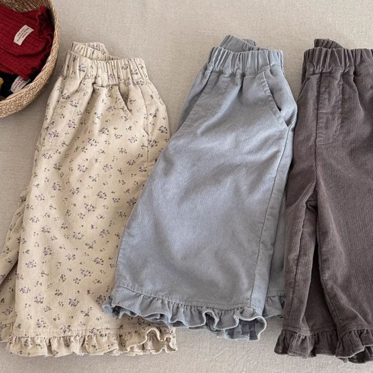 Baby Toddler Lace / Solid-Colored Pants