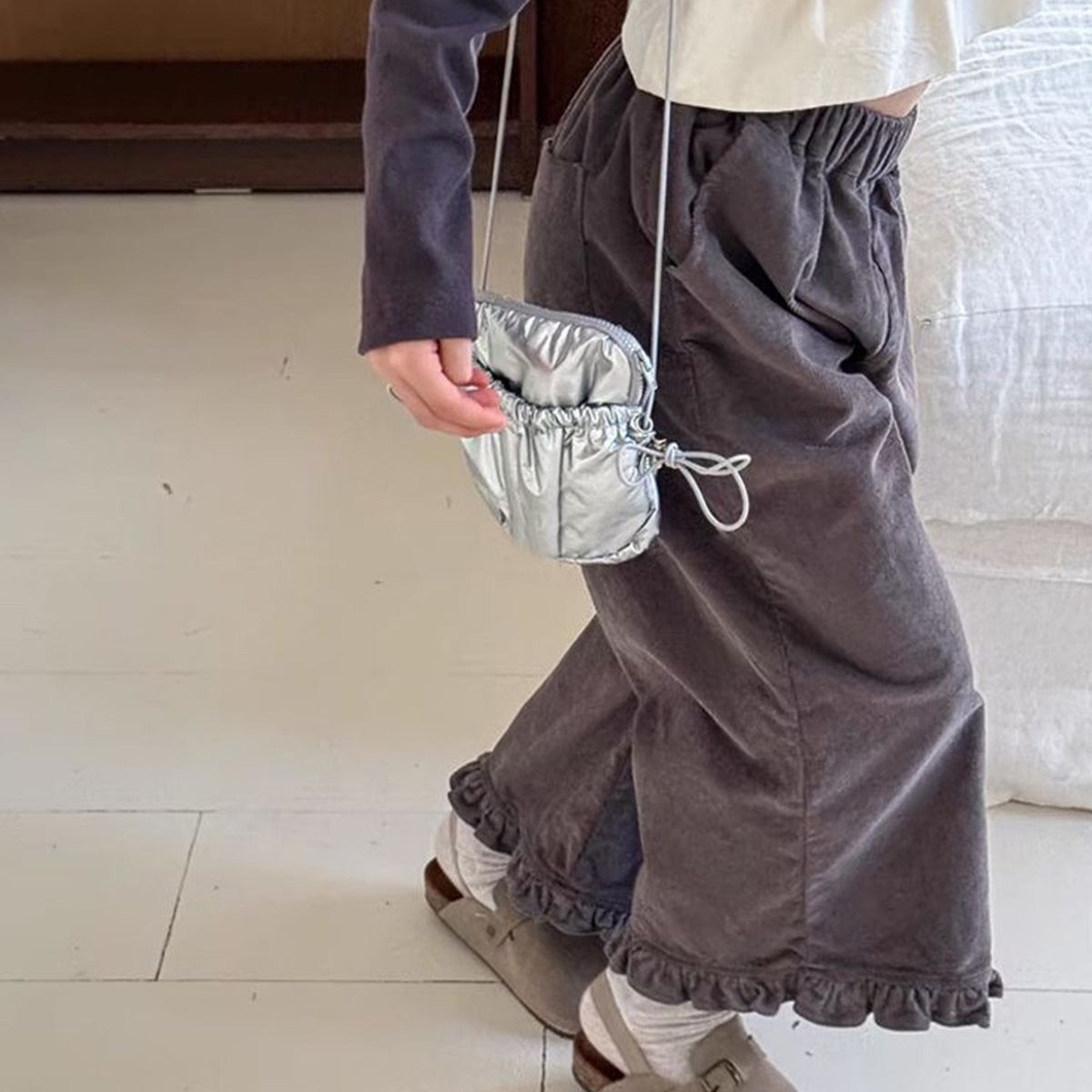 Baby Toddler Lace / Solid-Colored Pants