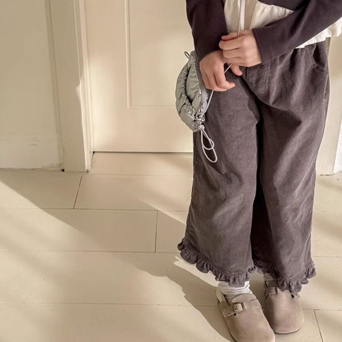 Baby Toddler Lace / Solid-Colored Pants