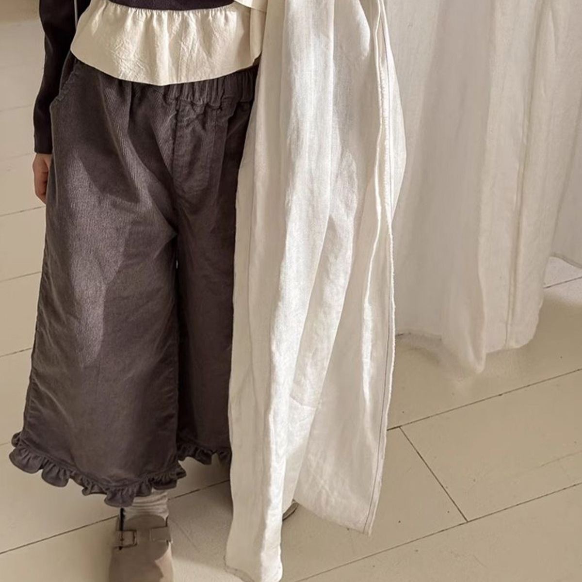 Baby Toddler Lace / Solid-Colored Pants