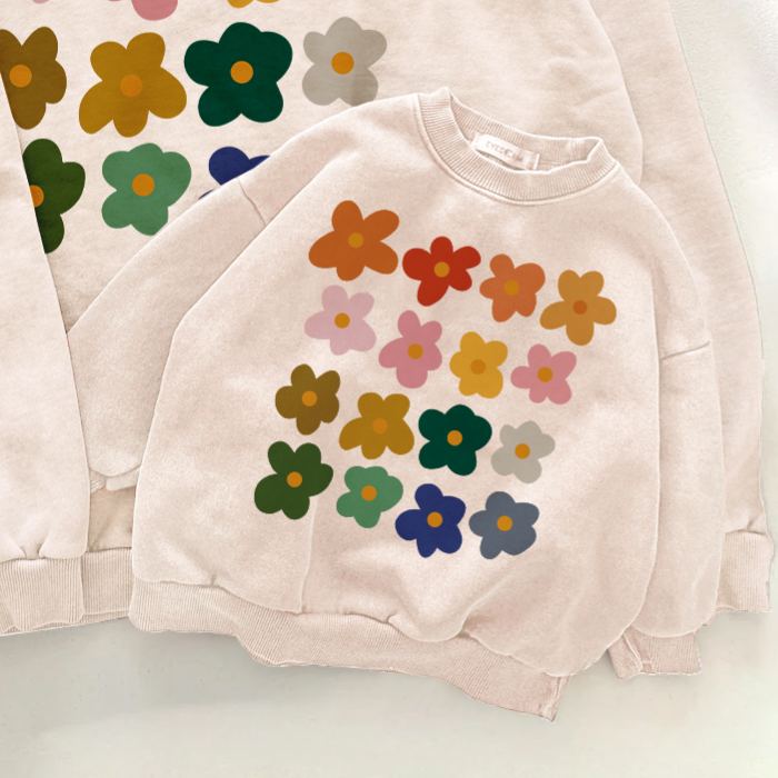 Mama and Me Flowers Sweatshirt