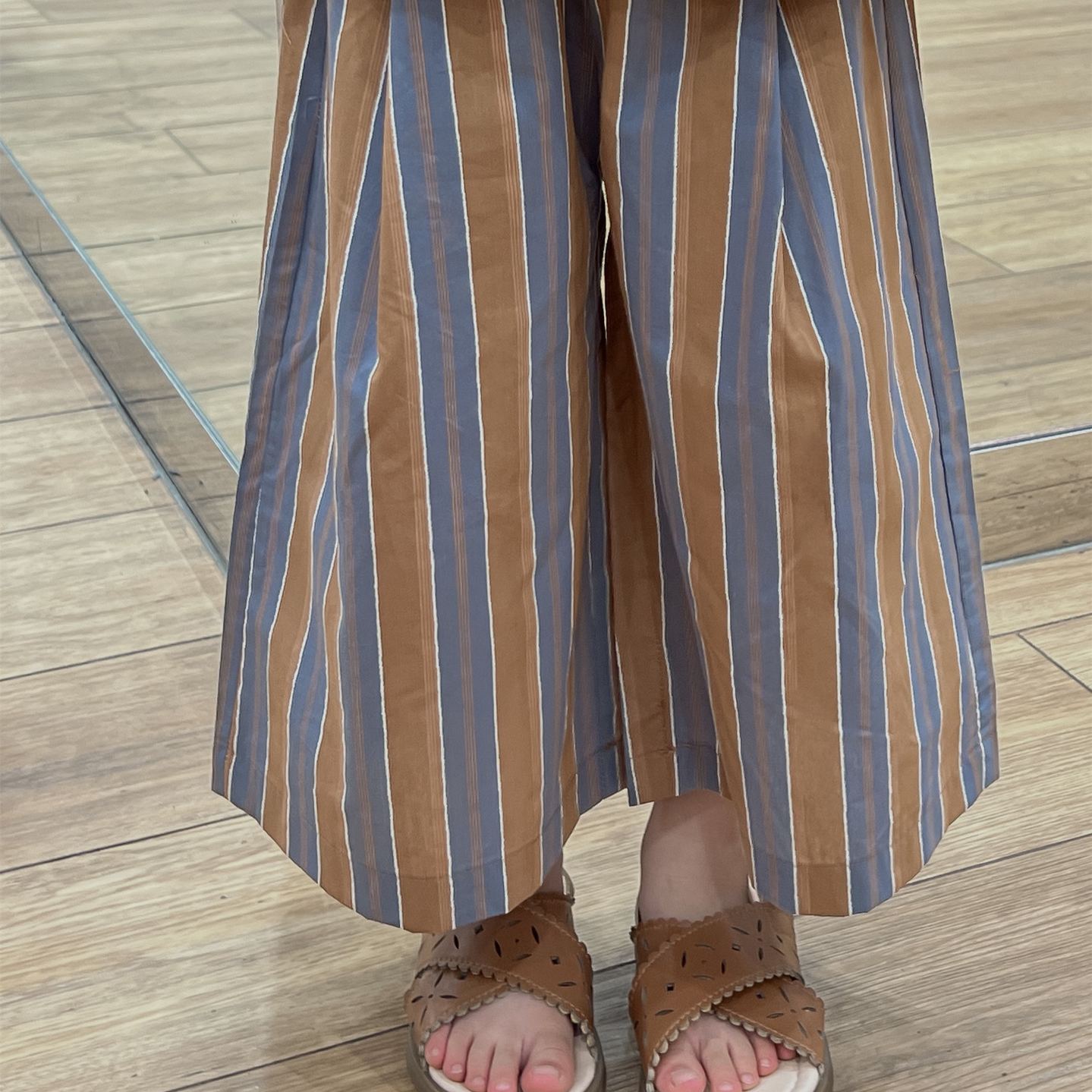 Kids Striped Lace 2-Piece Set