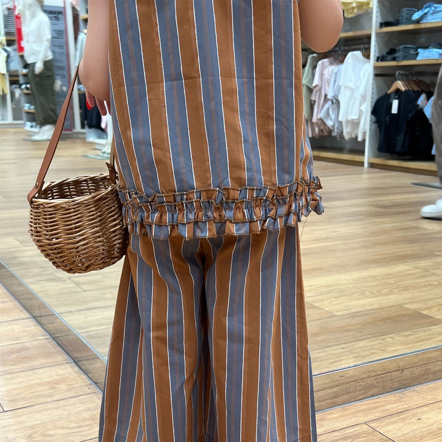 Kids Striped Lace 2-Piece Set