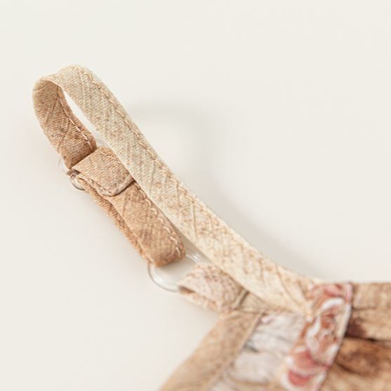 Toddler Retro Flowers Lace 2-Piece Set