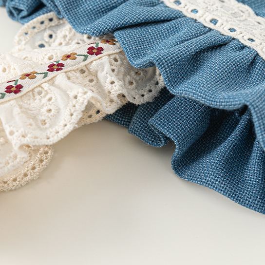 Toddler & Kids Flowers Lace 2-Piece Set