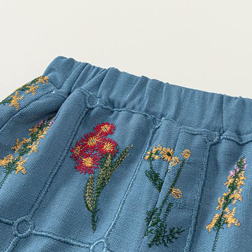 Toddler & Kids Flowers Lace 2-Piece Set