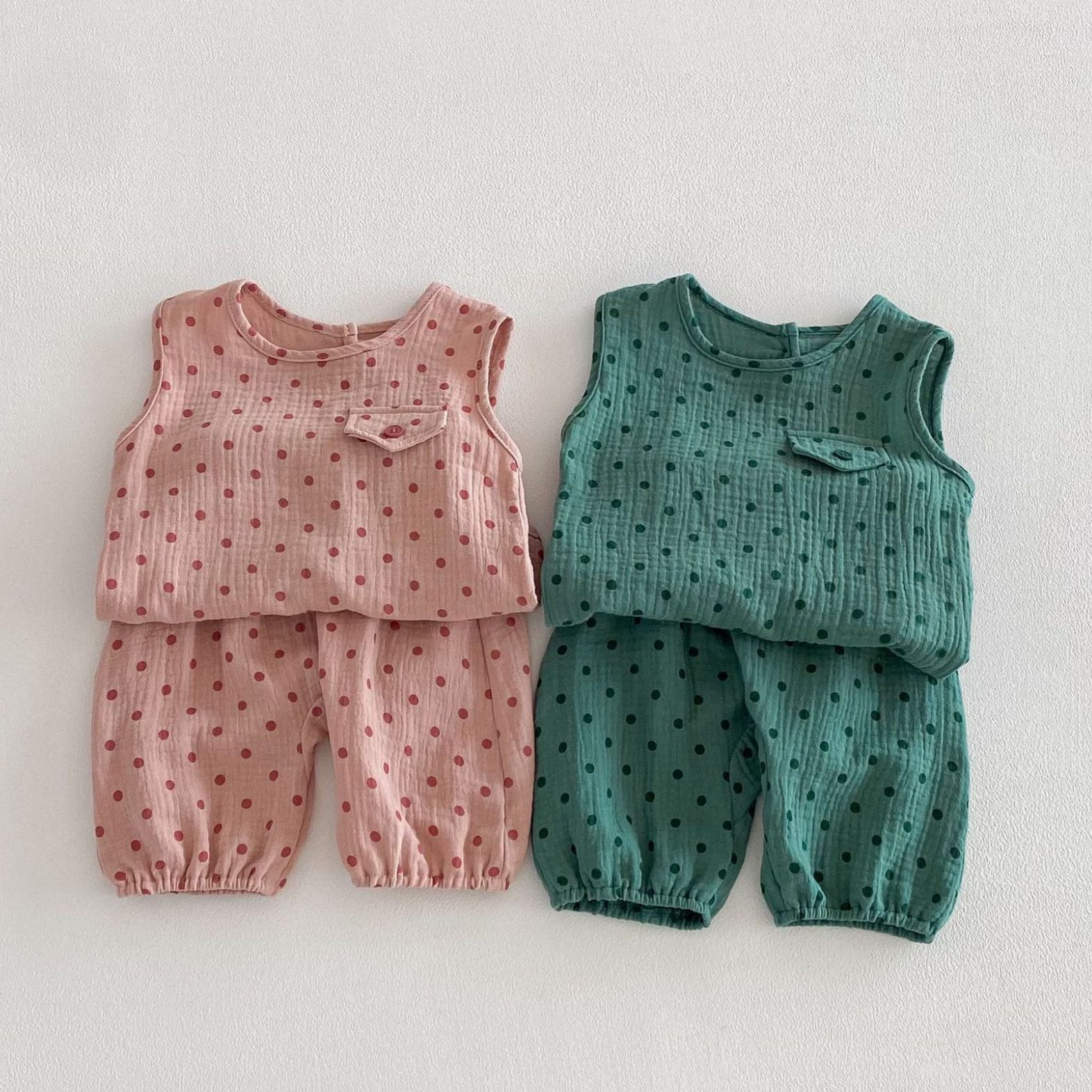 Toddler Polka Dot Tank and Pants Set
