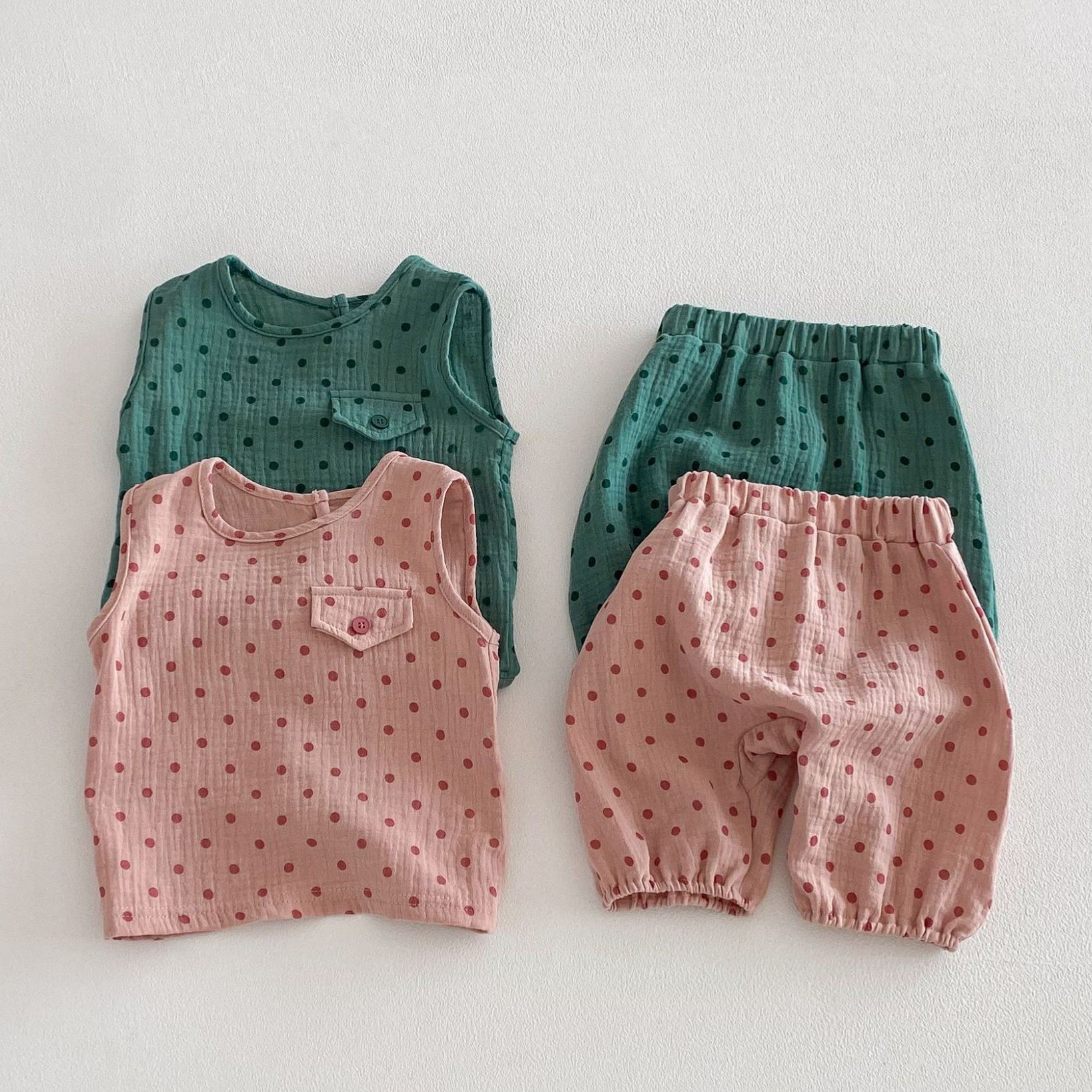 Toddler Polka Dot Tank and Pants Set