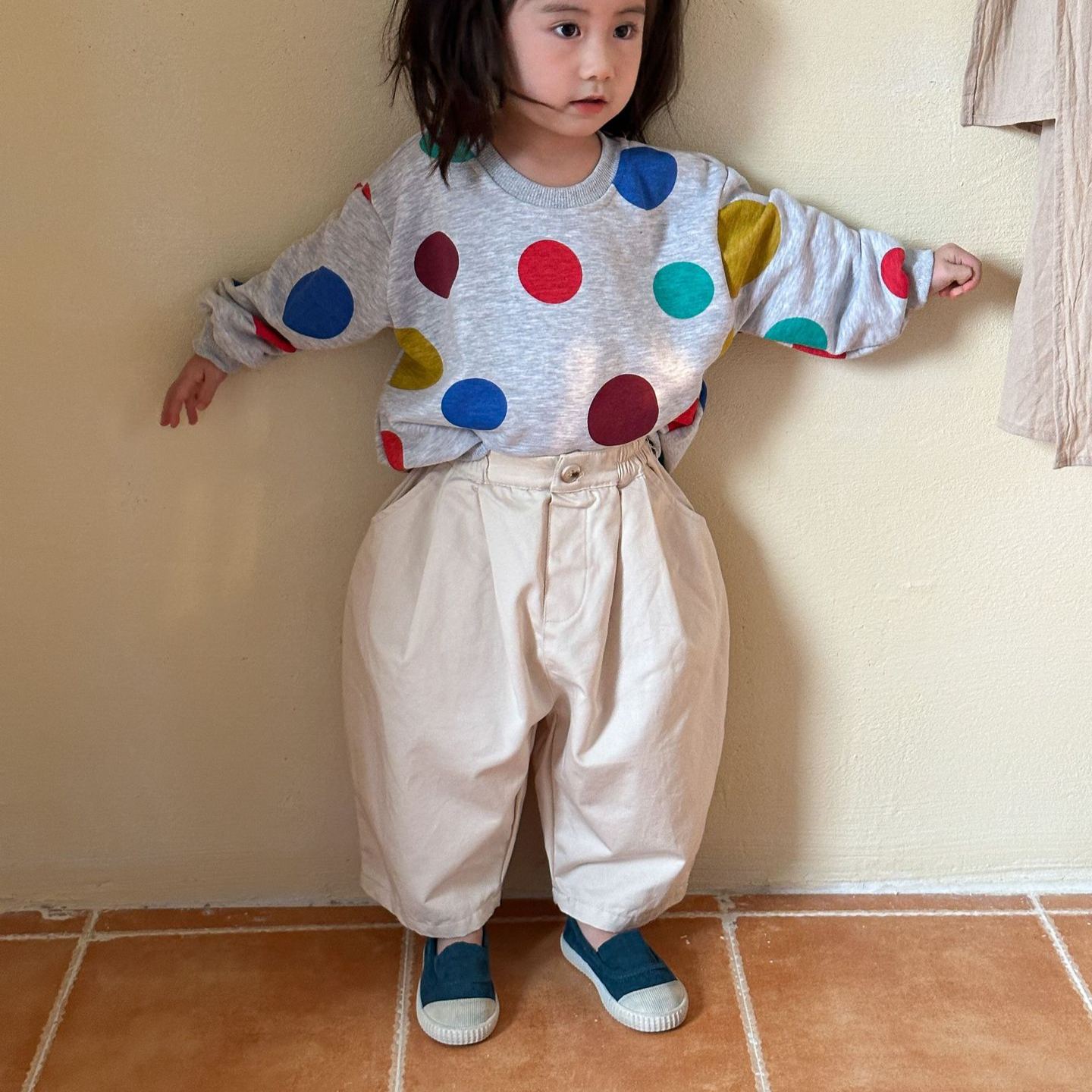 Baby & Kids Solid Color Casual Balloon Pants