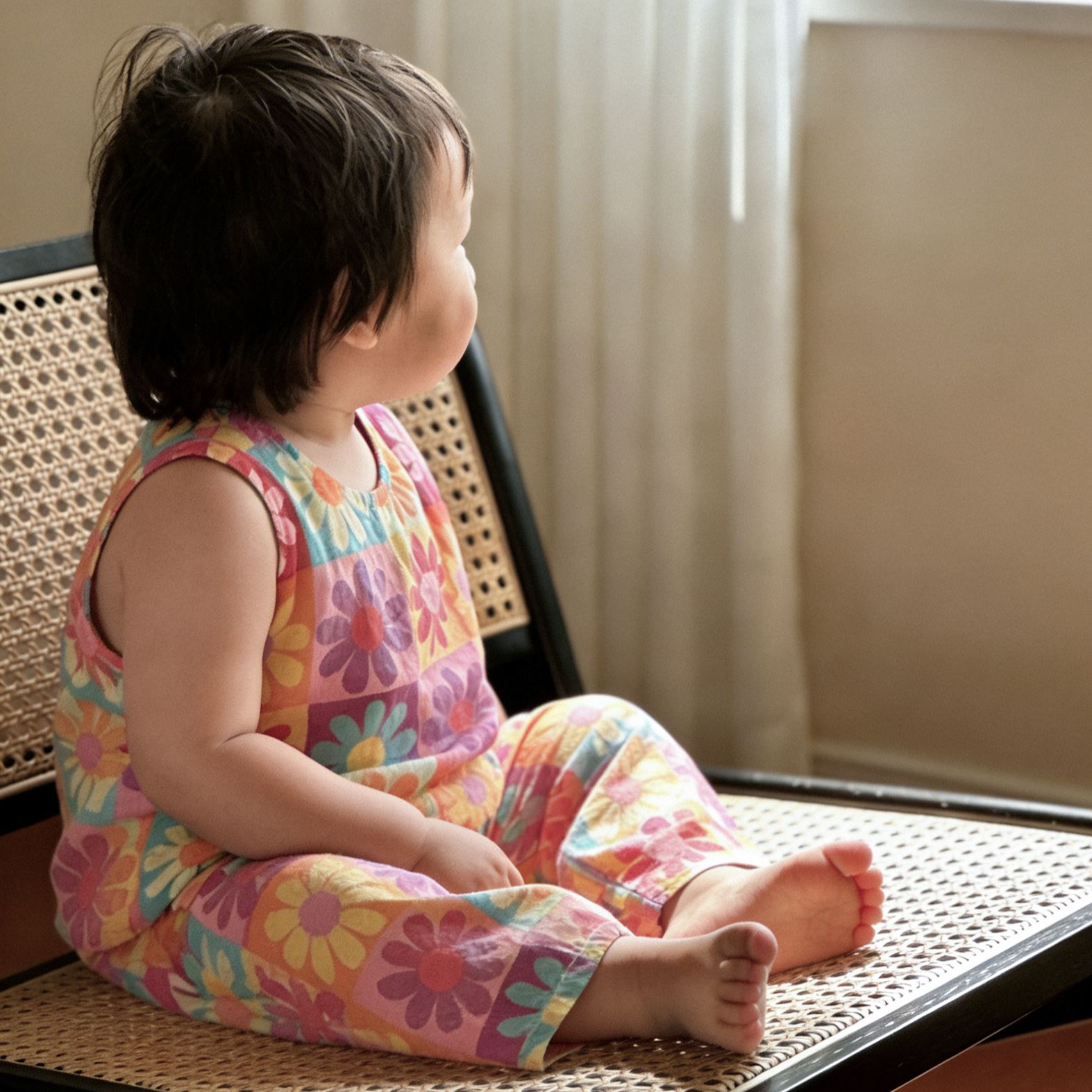 Baby & Kids Sunflowers Check Print Sets