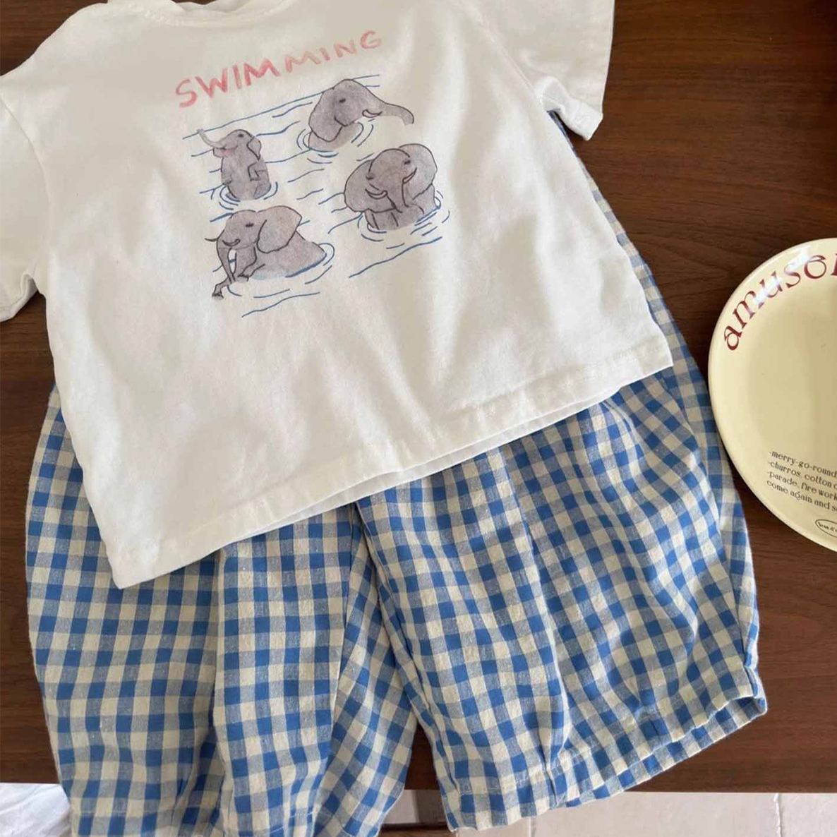 Baby Toddler Plaid Balloon Pants
