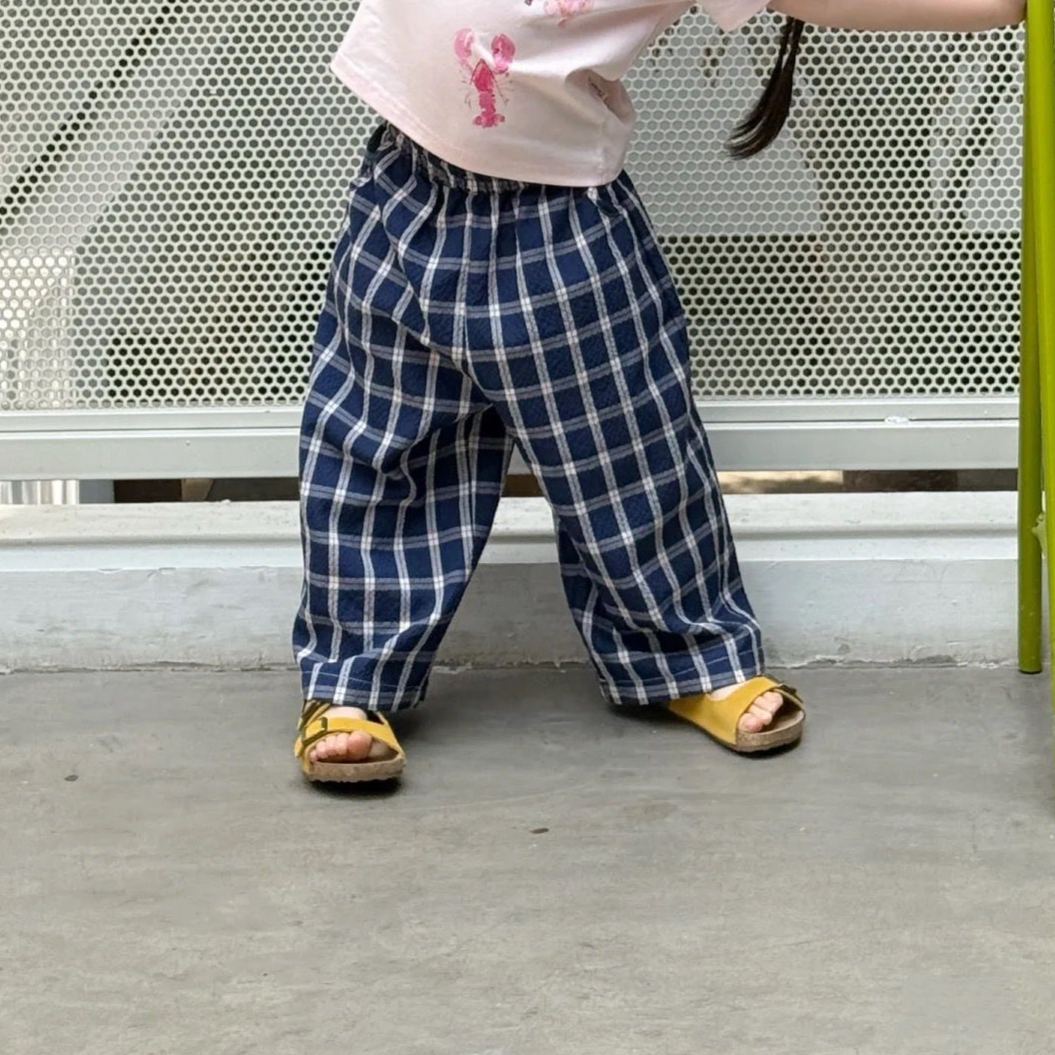 Baby Toddler Plaid Casual Pants