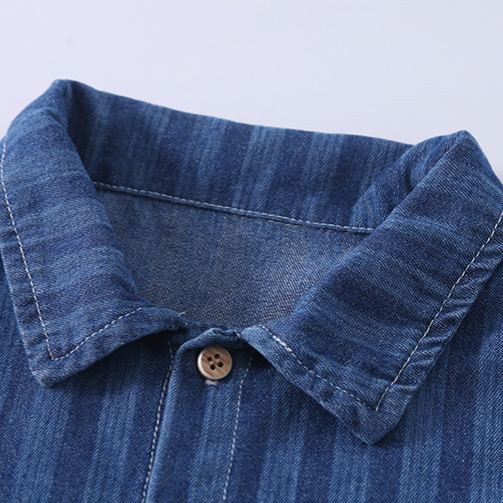 2-Piece Toddler Denim Striped Set & Dress