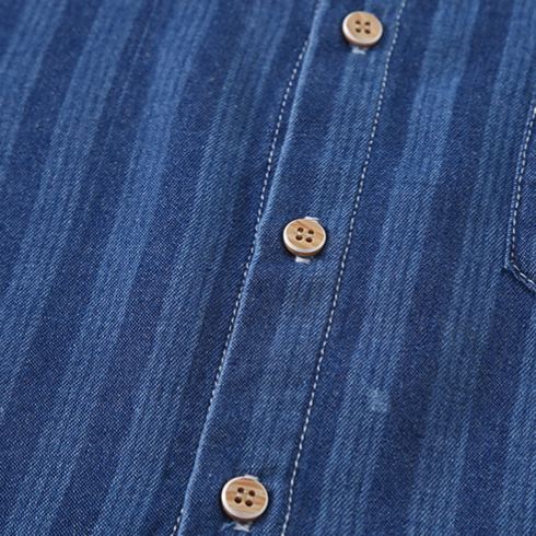 2-Piece Toddler Denim Striped Set & Dress