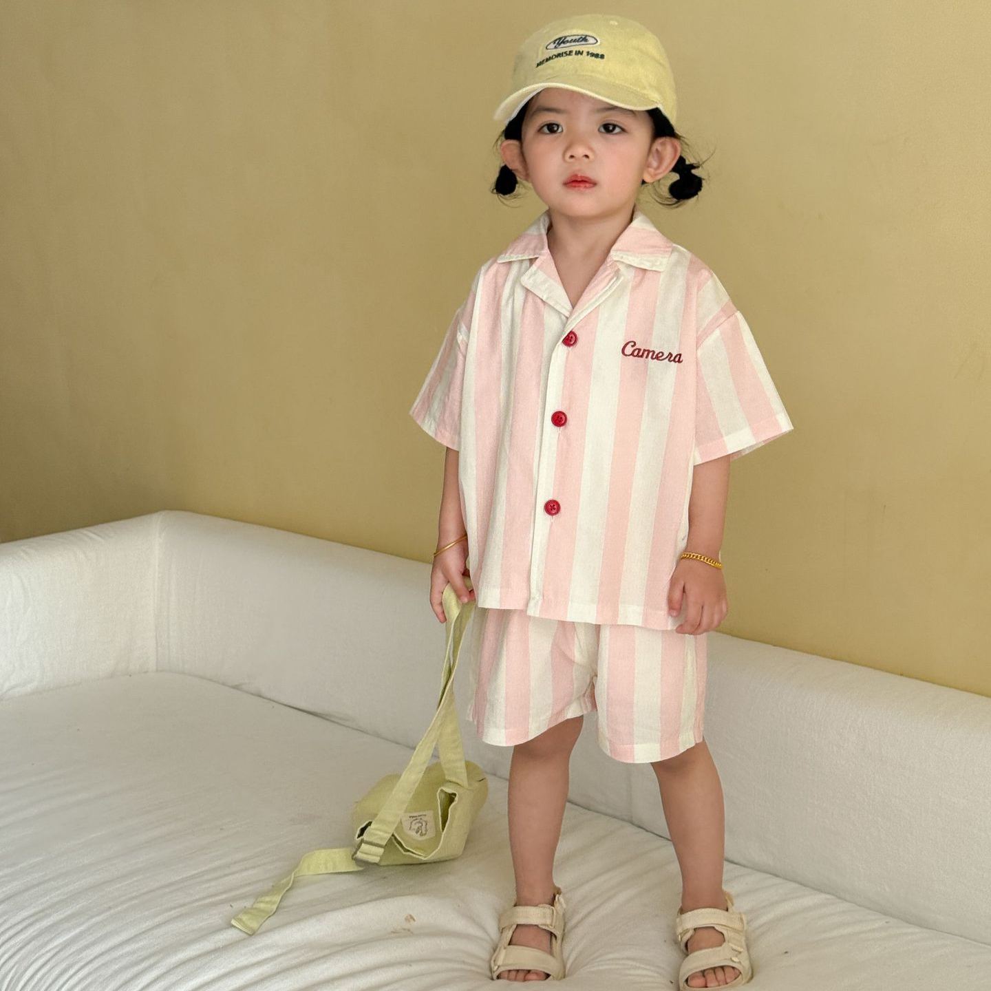 2-Piece Toddler Striped Pajama Set