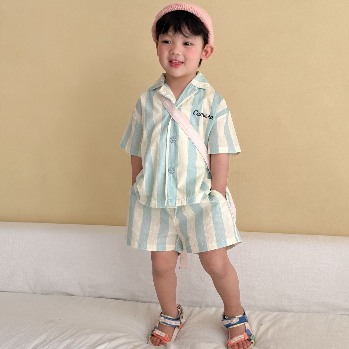 2-Piece Toddler Striped Pajama Set