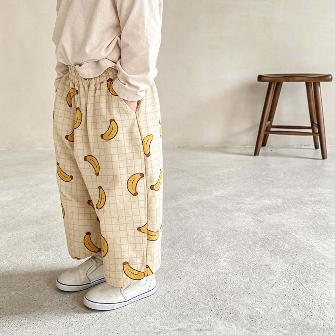 Baby & Kids Banana Plaid Print Pants