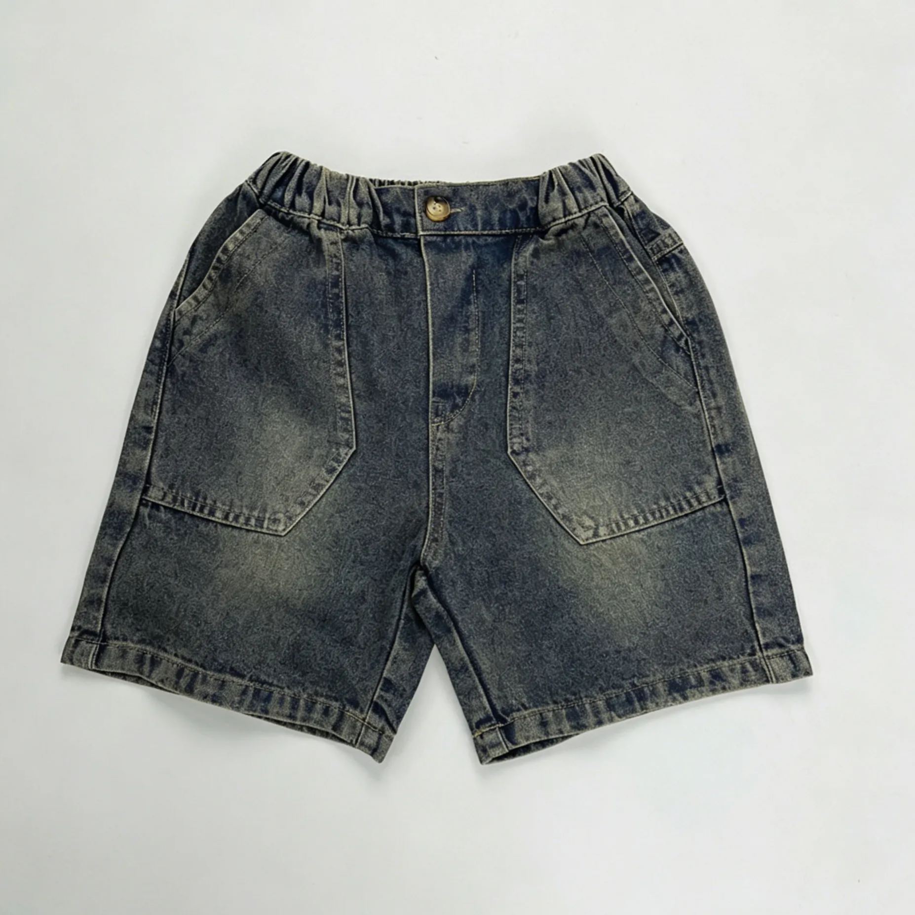 Toddler Boy Washed Denim Shorts