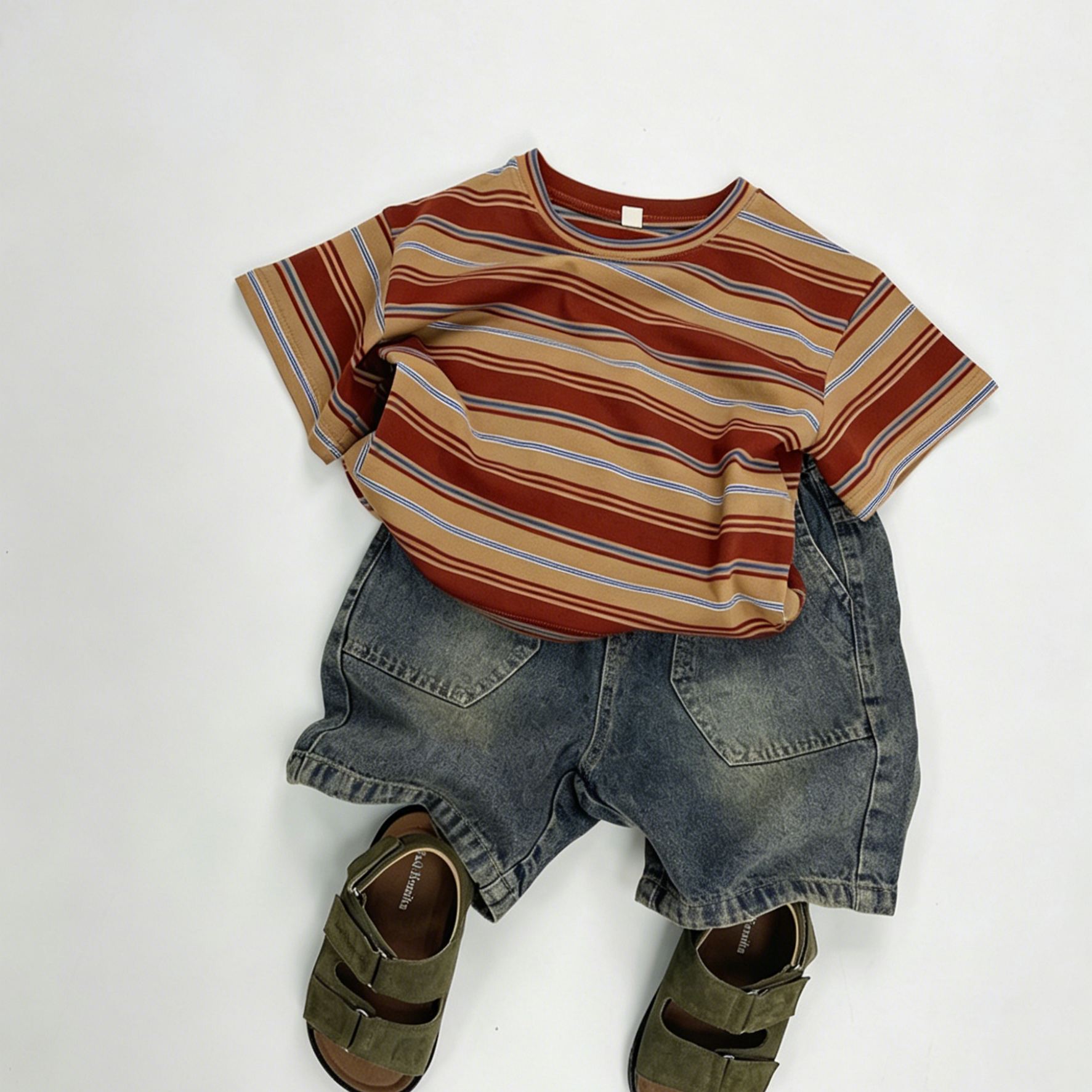 Toddler Boy Washed Denim Shorts