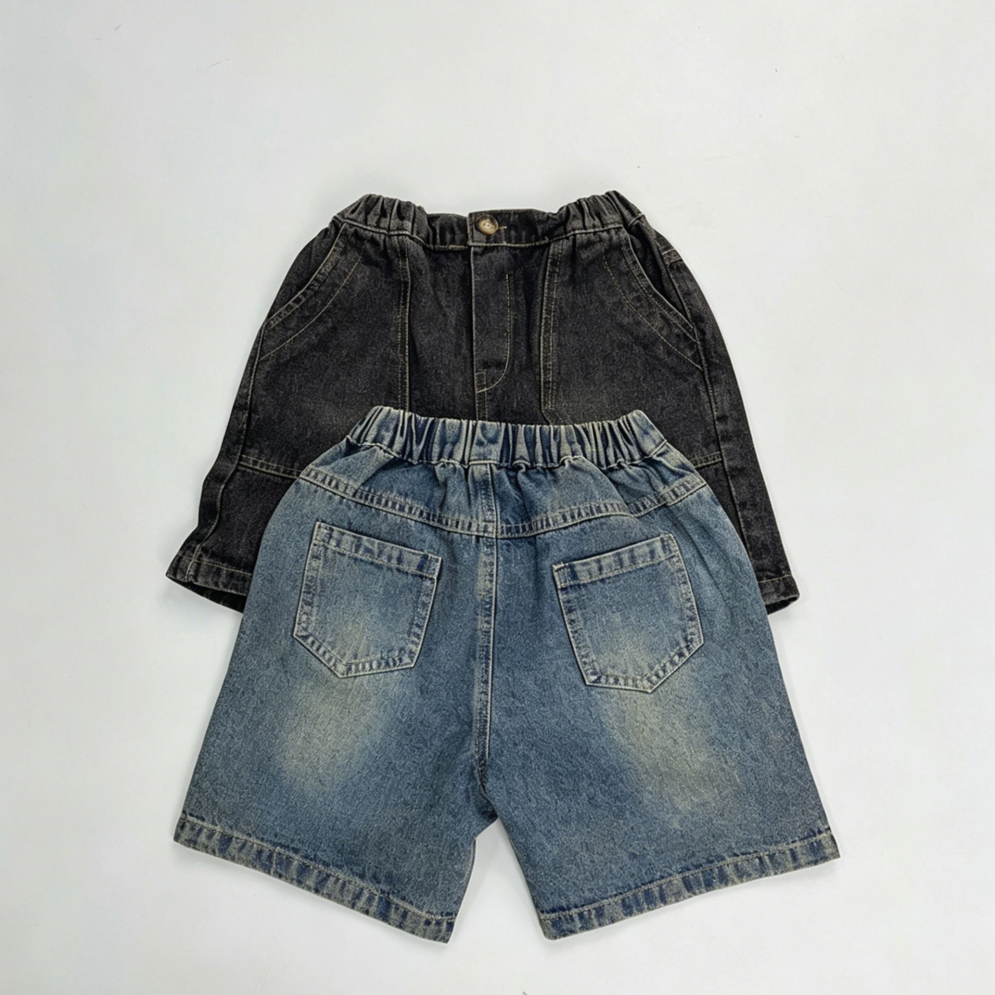 Toddler Boy Washed Denim Shorts