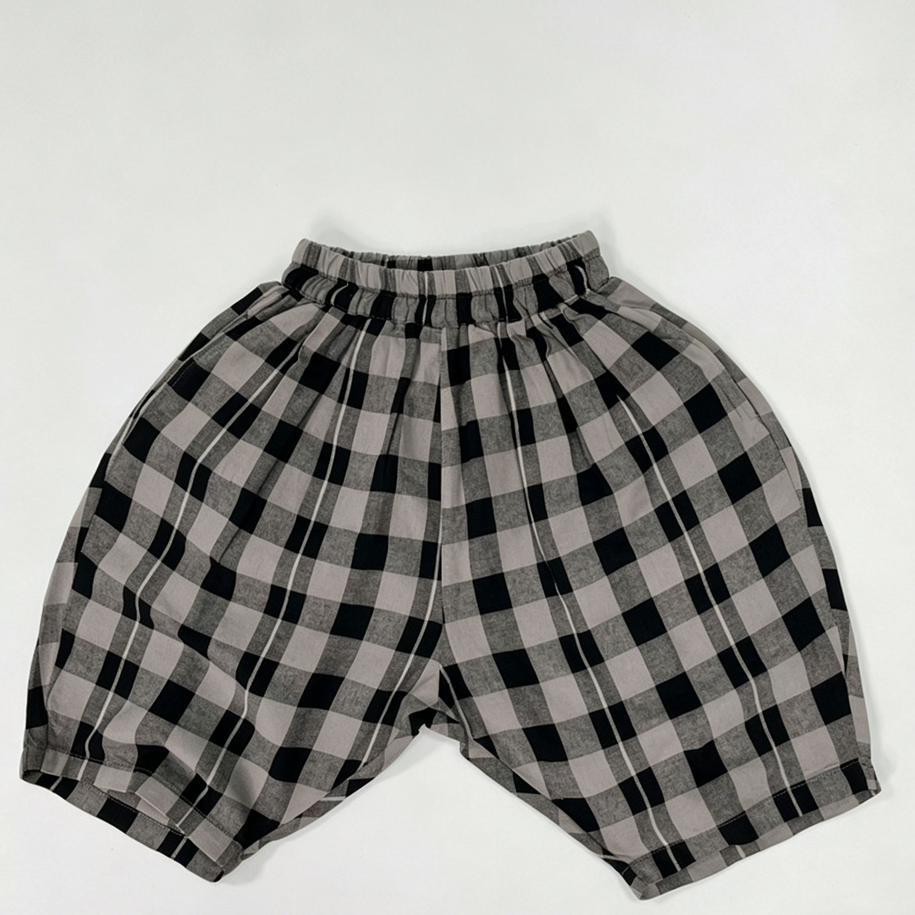 Baby Toddler Checked patchwork shorts