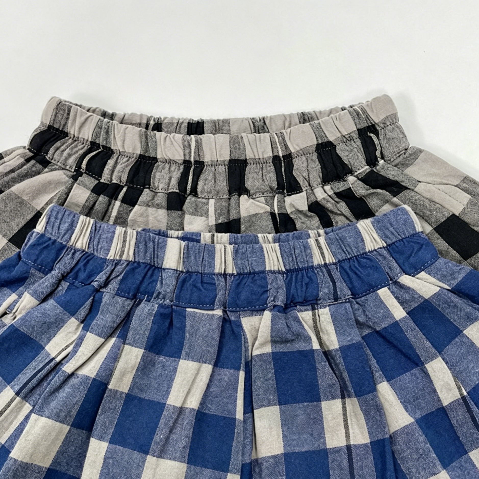 Baby Toddler Checked patchwork shorts