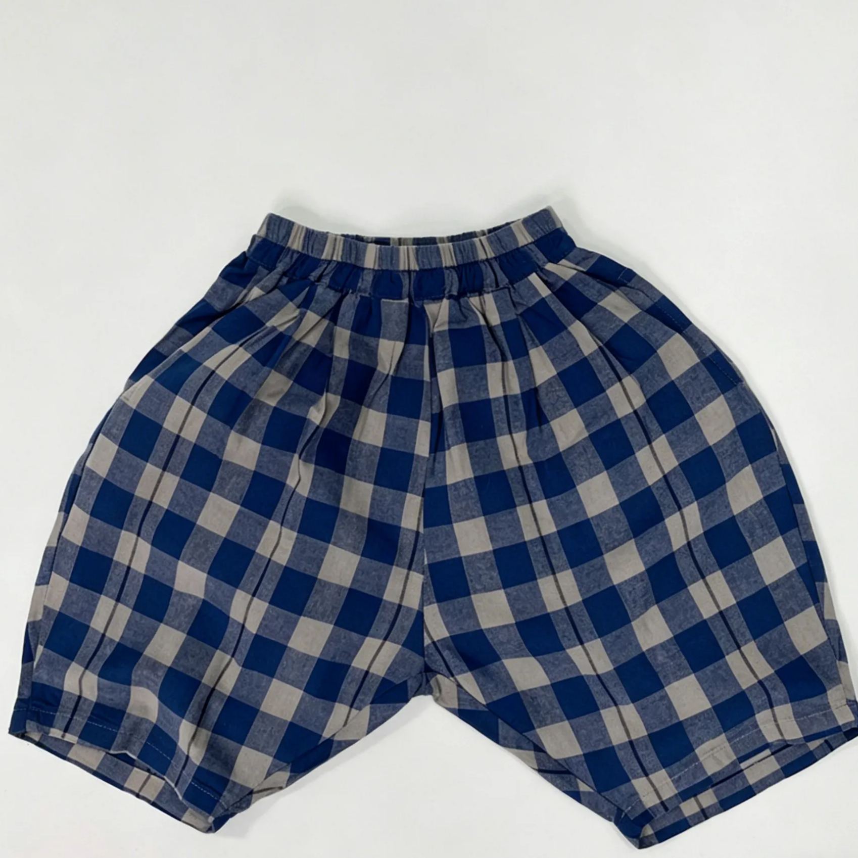 Baby Toddler Checked patchwork shorts