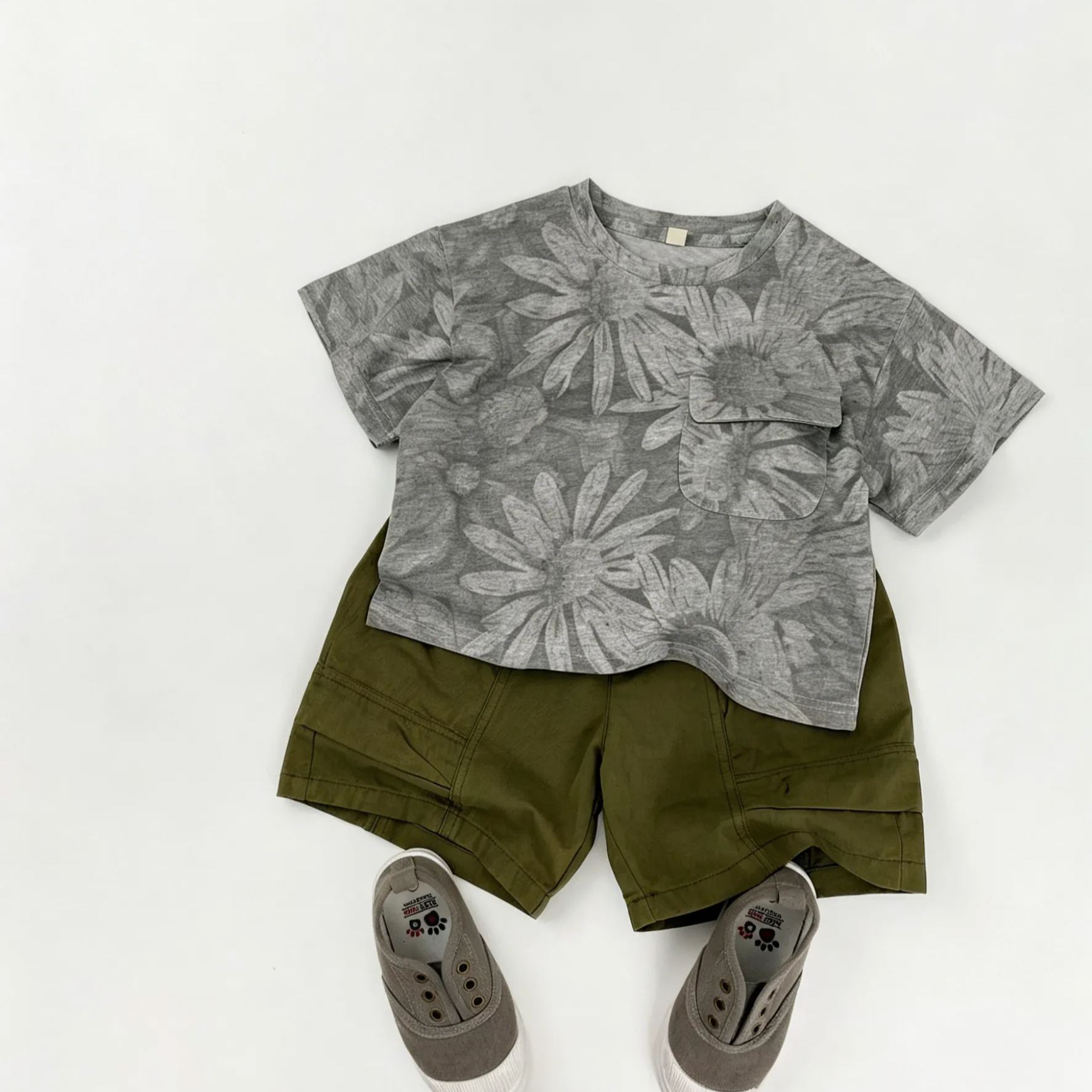 [Copy]Kids Retro casual leopard-print shorts