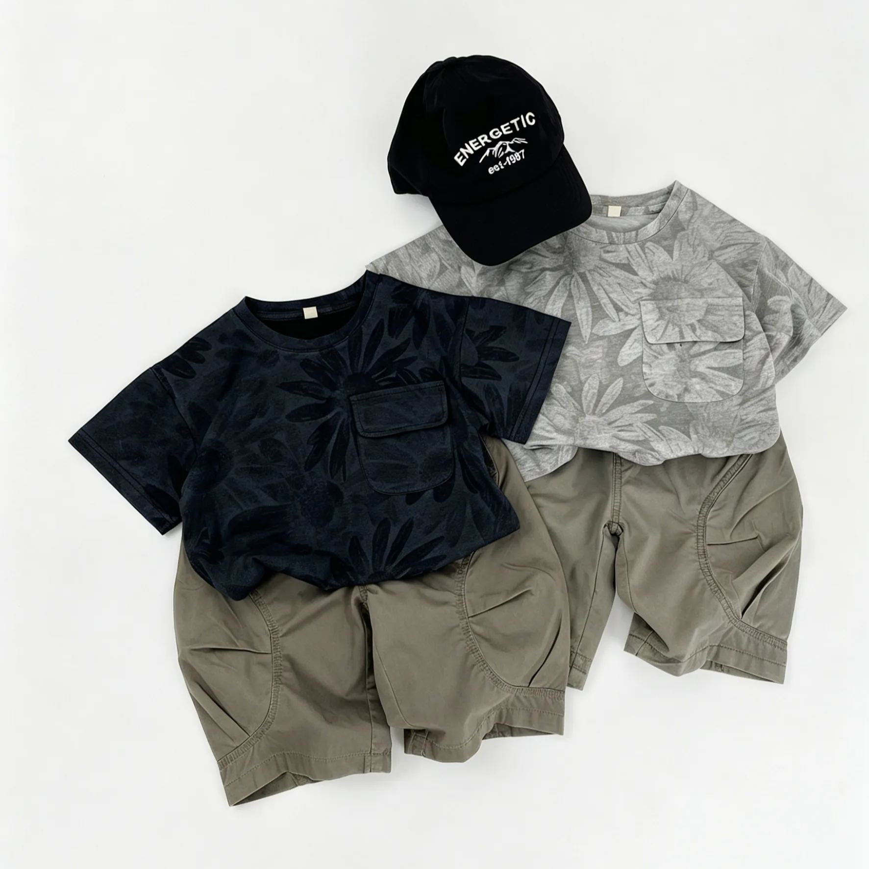 [Copy]Kids Retro casual leopard-print shorts