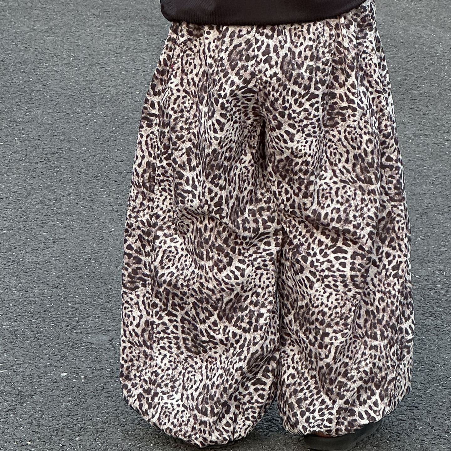 [Copy]Kid Girls Floral Heart Print Casual Pants