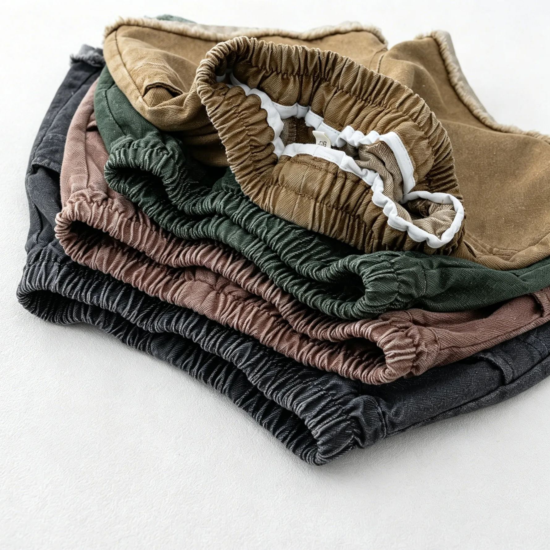 Kids Vintage-wash frayed-edge denim shorts