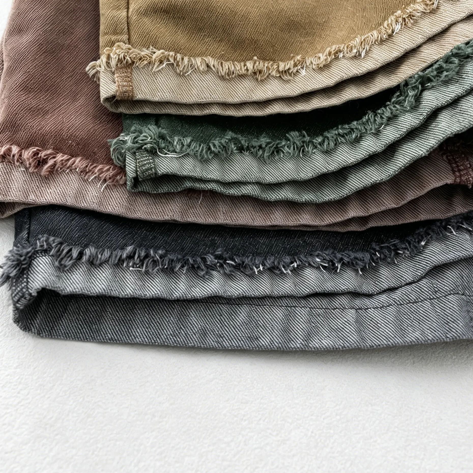 Kids Vintage-wash frayed-edge denim shorts